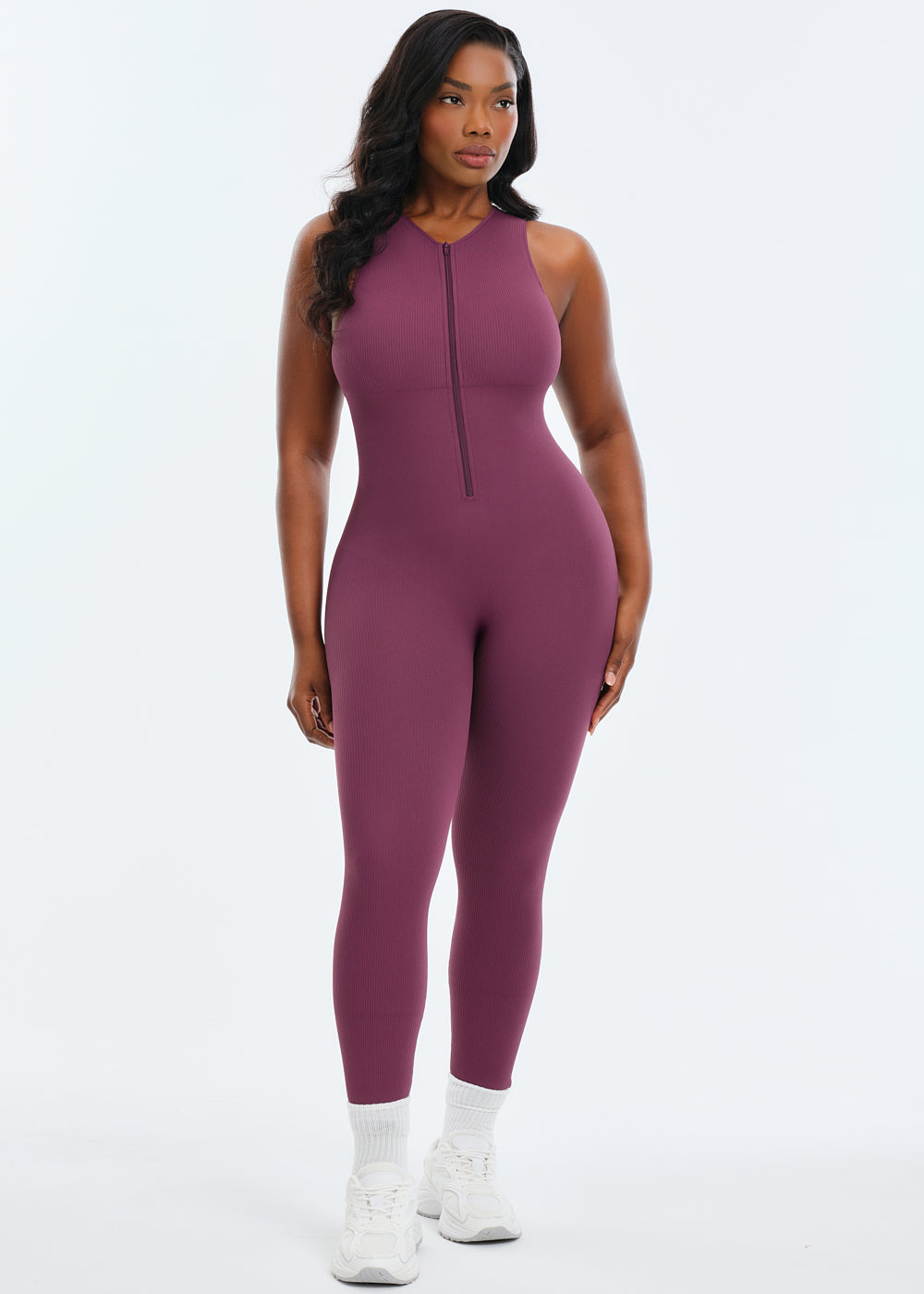 Front Zip Jumpsuit